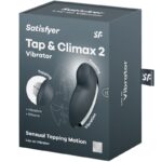 SATISFYER – TAP & CLIMAX 2 VIBRATOR & STIMULATOR GREY Clitoral Stimulators | SEX Shop Ireland 17
