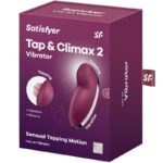 SATISFYER – TAP & CLIMAX 2 VIBRATOR & STIMULATOR RED Clitoral Stimulators | SEX Shop Ireland 17