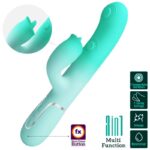 PRETTY LOVE – GIGI MULTIFUNCTION RABBIT VIBRATOR AQUA GREEN Clitoral Sucking Vibrator | SEX Shop Ireland 15
