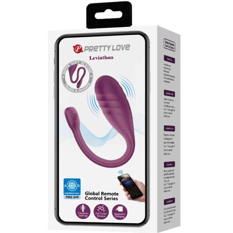 PRETTY LOVE – LEVIATHAN APP CONTROLLED VIBRATOR PURPLE Anal Sex Toys | SEX Shop Ireland 11
