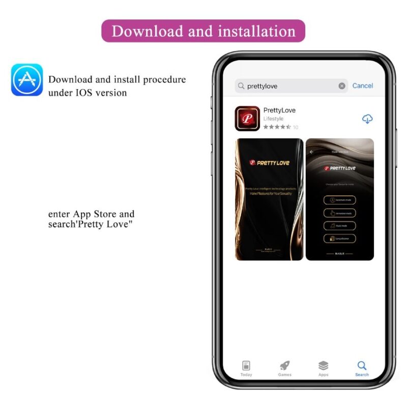 PRETTY LOVE – LEVIATHAN APP CONTROLLED VIBRATOR PURPLE Anal Sex Toys | SEX Shop Ireland 13