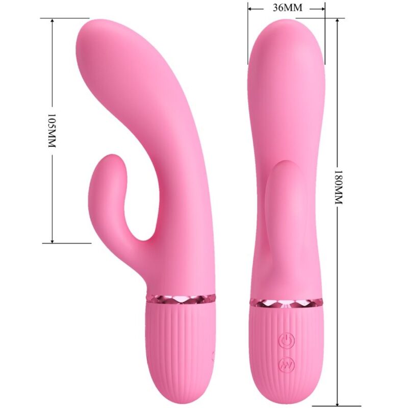 PRETTY LOVE – MARSKI RABBIT VIBRATOR & G-SPOT PINK Rabbit Vibrators | SEX Shop Ireland 9