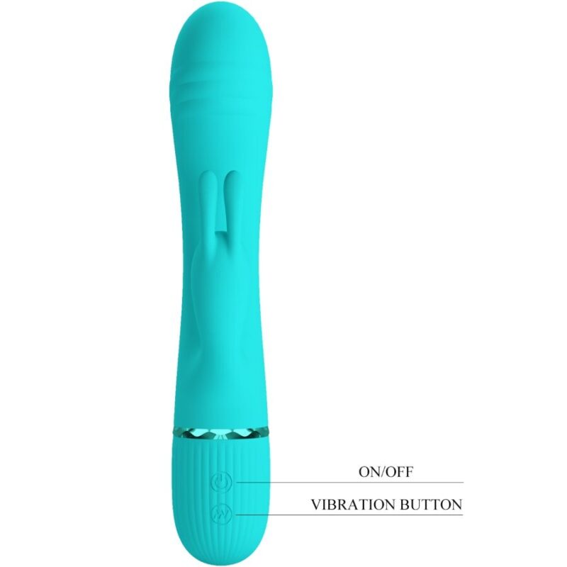 PRETTY LOVE – SCOCCO VIBRATOR RABBIT TURQUOISE Rabbit Vibrators | SEX Shop Ireland 12