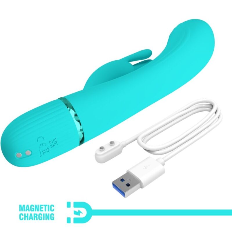 PRETTY LOVE – SCOCCO VIBRATOR RABBIT TURQUOISE Rabbit Vibrators | SEX Shop Ireland 13