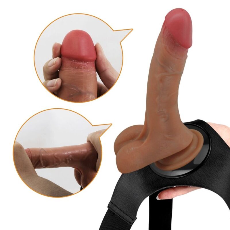 PRETTY LOVE – UNIVERSAL HARNESS BRIEFS WITH VIBRATING AND SQUIRTING DILDO 15.5 CM MULATO Sex Toys | SEX Shop Ireland 6