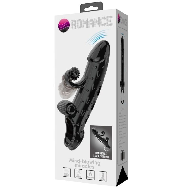 ROMANCE – VIBRATING PENIS SLEEVE BLACK Penis Extenders & Sleeves | SEX Shop Ireland 14