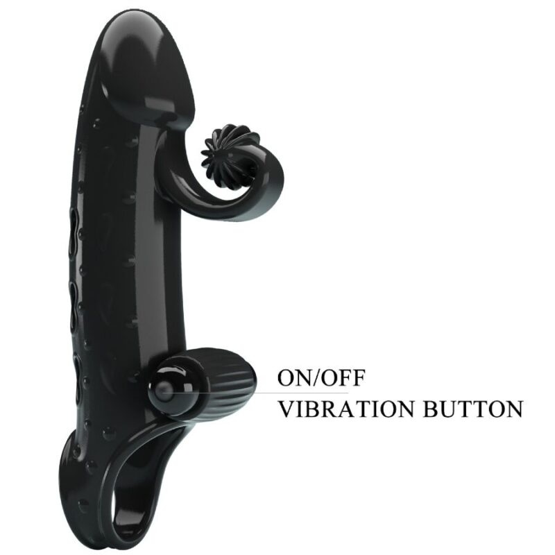 ROMANCE – VIBRATING PENIS SLEEVE BLACK Penis Extenders & Sleeves | SEX Shop Ireland 12