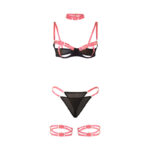 SUBBLIME – 955304 BRA SET WITH NECKLACE AND LEG DETAILS FLUORESCENT PINK L/XL Fashion & Lingerie | SEX Shop Ireland 22