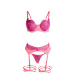 SUBBLIME – 955359 SET OF BRA WITH LACE AND GARTER LINKS PINK AND PURPLE S/M Fashion & Lingerie | SEX Shop Ireland 27