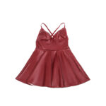 SUBBLIME – 955397 DRESS WITH BURGUNDY LEATHER STRAPS S/M Fashion & Lingerie | SEX Shop Ireland 24