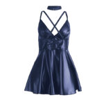 SUBBLIME – 955410 DRESS WITH BLUE LEATHER STRAPS S/M Bodysuits | SEX Shop Ireland 23