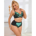 SUBBLIME – 955557 GREEN PATENT LEATHER MESH ZIPPER BRA SET S/M Fashion & Lingerie | SEX Shop Ireland 27