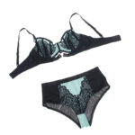 SUBBLIME – 955557 GREEN PATENT LEATHER MESH ZIPPER BRA SET S/M Fashion & Lingerie | SEX Shop Ireland 23