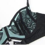 SUBBLIME – 955557 GREEN PATENT LEATHER MESH ZIPPER BRA SET S/M Fashion & Lingerie | SEX Shop Ireland 24