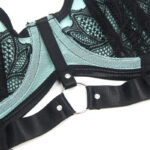 SUBBLIME – 955557 GREEN PATENT LEATHER MESH ZIPPER BRA SET S/M Fashion & Lingerie | SEX Shop Ireland 25