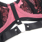 SUBBLIME – 955571 PINK PATENT LEATHER MESH ZIPPER BRA SET S/M Fashion & Lingerie | SEX Shop Ireland 25