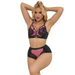 SUBBLIME – 955588 PINK PATENT LEATHER MESH ZIPPER BRA SET L/XL Fashion & Lingerie | SEX Shop Ireland 17