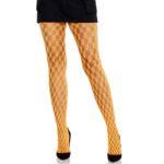LEG AVENUE – LACE TIGHTS WITH EYELETS NEON ORANGE Fashion & Lingerie | SEX Shop Ireland 6