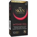 SKYN – INTENSE FEEL TEXTURED CONDOM WITH WAVY DESIGN 10 UNITS Condom Packs (4 to 24) | SEX Shop Ireland 7