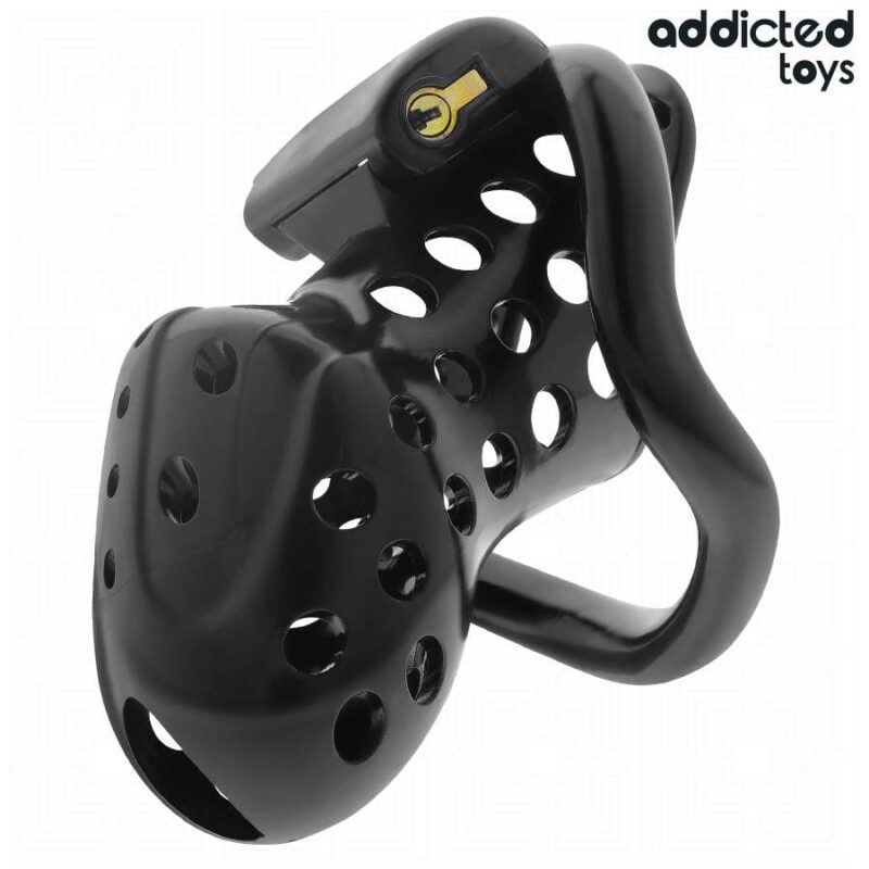 ADDICTED TOYS LOCKED – CHAINED HOLLOW PENIS CAGE 10.5 CM BDSM Cages & Chastity Rings | SEX Shop Ireland 5