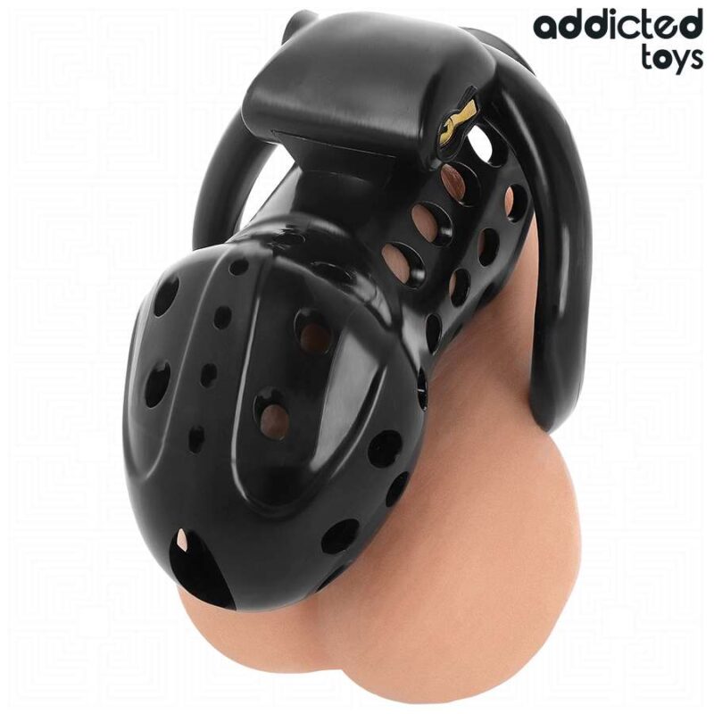 ADDICTED TOYS LOCKED – CHAINED HOLLOW PENIS CAGE 10.5 CM BDSM Cages & Chastity Rings | SEX Shop Ireland 6