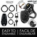 ADDICTED TOYS LOCKED – CHAINED HOLLOW PENIS CAGE 10.5 CM BDSM Cages & Chastity Rings | SEX Shop Ireland 14
