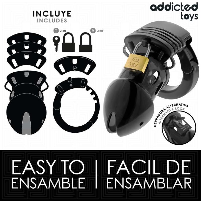 ADDICTED TOYS LOCKED – CHASTITY DEPTHS PENIS CAGE 7.5 CM BDSM Cages & Chastity Rings | SEX Shop Ireland 7
