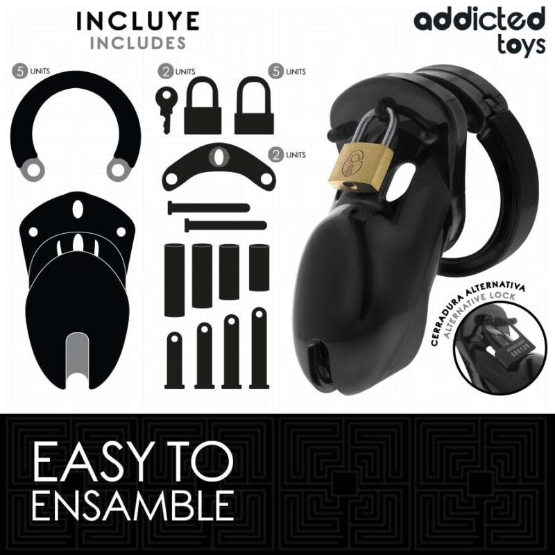ADDICTED TOYS LOCKED – FORBIDDEN VAULT PENIS CAGE 10 CM BDSM Cages & Chastity Rings | SEX Shop Ireland 7