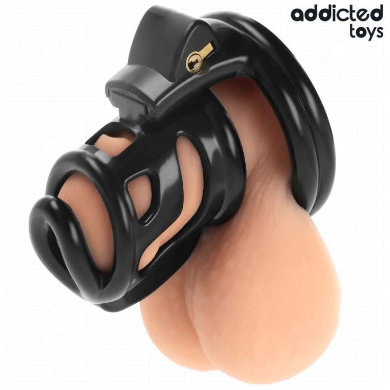 ADDICTED TOYS LOCKED – GILDEN CAGE SILICONE PENIS CAGE 8.5 CM BDSM Cages & Chastity Rings | SEX Shop Ireland 6