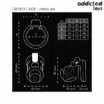 ADDICTED TOYS LOCKED – GILDEN CAGE SILICONE PENIS CAGE 8.5 CM BDSM Cages & Chastity Rings | SEX Shop Ireland 15