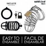 ADDICTED TOYS LOCKED – IRON CELL METAL PENIS CAGE 4 CM SIZE S BDSM Cages & Chastity Rings | SEX Shop Ireland 14