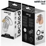 ADDICTED TOYS LOCKED – IRON CELL METAL PENIS CAGE 4 CM SIZE S BDSM Cages & Chastity Rings | SEX Shop Ireland 16