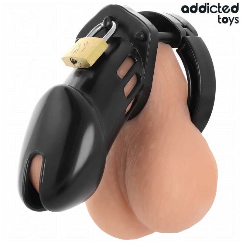 ADDICTED TOYS LOCKED – OBSIDIAN HOLD PENIS CAGE SIZE M BDSM Cages & Chastity Rings | SEX Shop Ireland 6