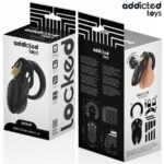 ADDICTED TOYS LOCKED – OBSIDIAN HOLD PENIS CAGE SIZE M BDSM Cages & Chastity Rings | SEX Shop Ireland 16