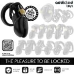 ADDICTED TOYS LOCKED – OBSIDIAN HOLD PENIS CAGE SIZE M BDSM Cages & Chastity Rings | SEX Shop Ireland 17