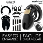 ADDICTED TOYS LOCKED – OBSIDIAN HOLD PENIS CAGE SIZE S BDSM Cages & Chastity Rings | SEX Shop Ireland 14