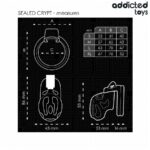 ADDICTED TOYS LOCKED – SEALED CRYPT PENIS CAGE 8 CM BDSM Cages & Chastity Rings | SEX Shop Ireland 15