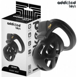 ADDICTED TOYS LOCKED – SILENT KEEP PENIS CAGE 7.5 CM BDSM Cages & Chastity Rings | SEX Shop Ireland