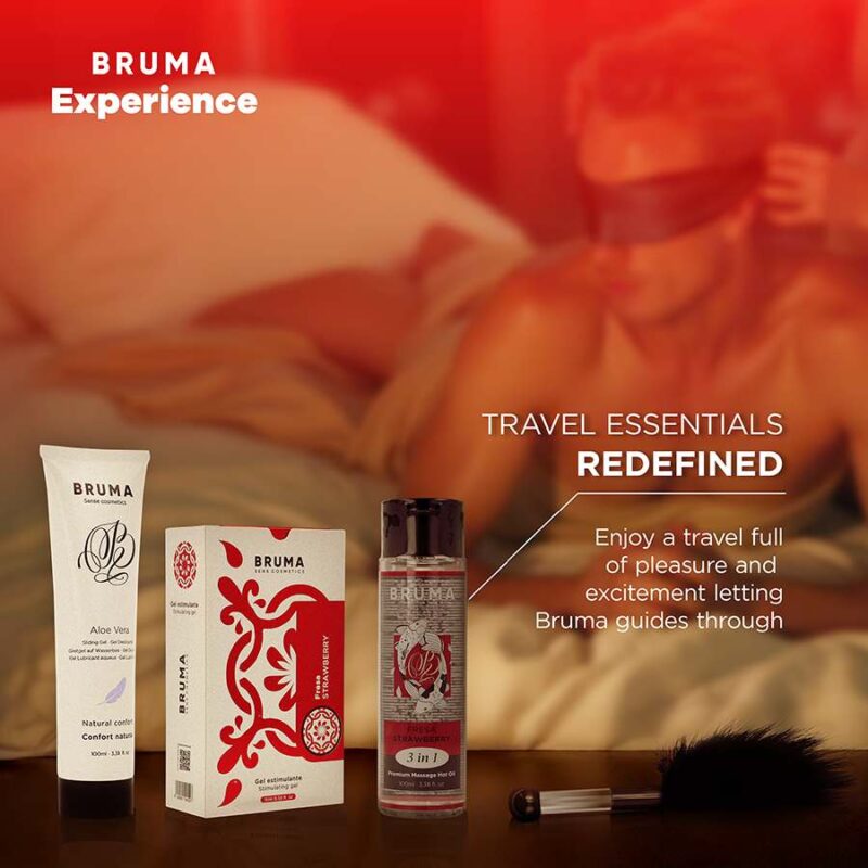 BRUMA XPERIENCE – SWEET STRAWBERRY TEMPTATION KIT WITH ORGASM ENHANCER Adult Accessories | SEX Shop Ireland 6