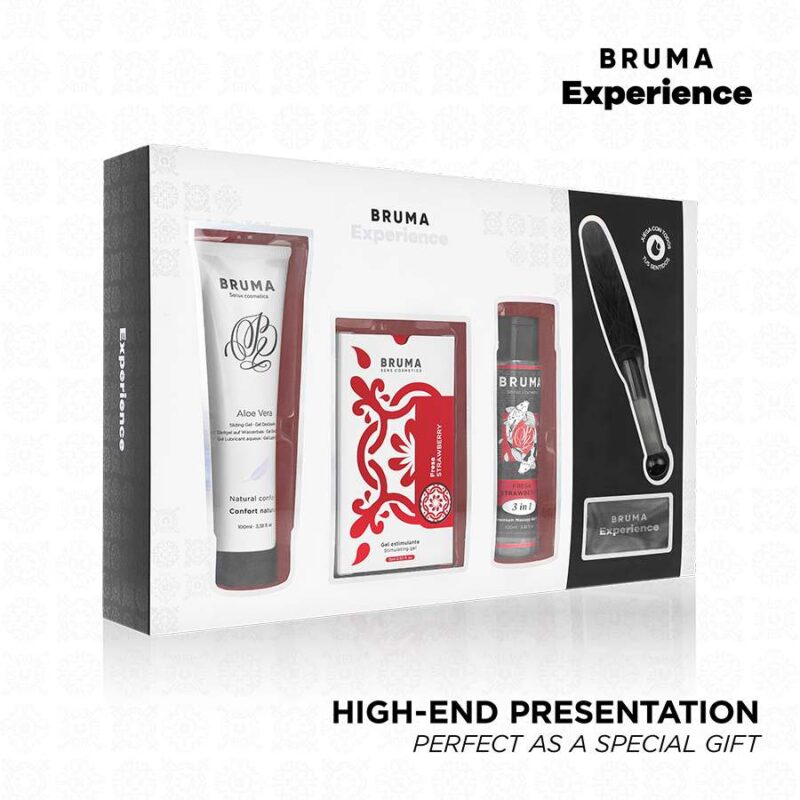 BRUMA XPERIENCE – SWEET STRAWBERRY TEMPTATION KIT WITH ORGASM ENHANCER Adult Accessories | SEX Shop Ireland 4