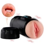 SHEQU – KAY DOUBLE MASTURBATOR WITH DUAL MOUTH AND VAGINA VIBRATION Fleshlights | SEX Shop Ireland 22