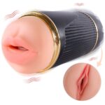 SHEQU – KAY DOUBLE MASTURBATOR WITH DUAL MOUTH AND VAGINA VIBRATION Fleshlights | SEX Shop Ireland 21