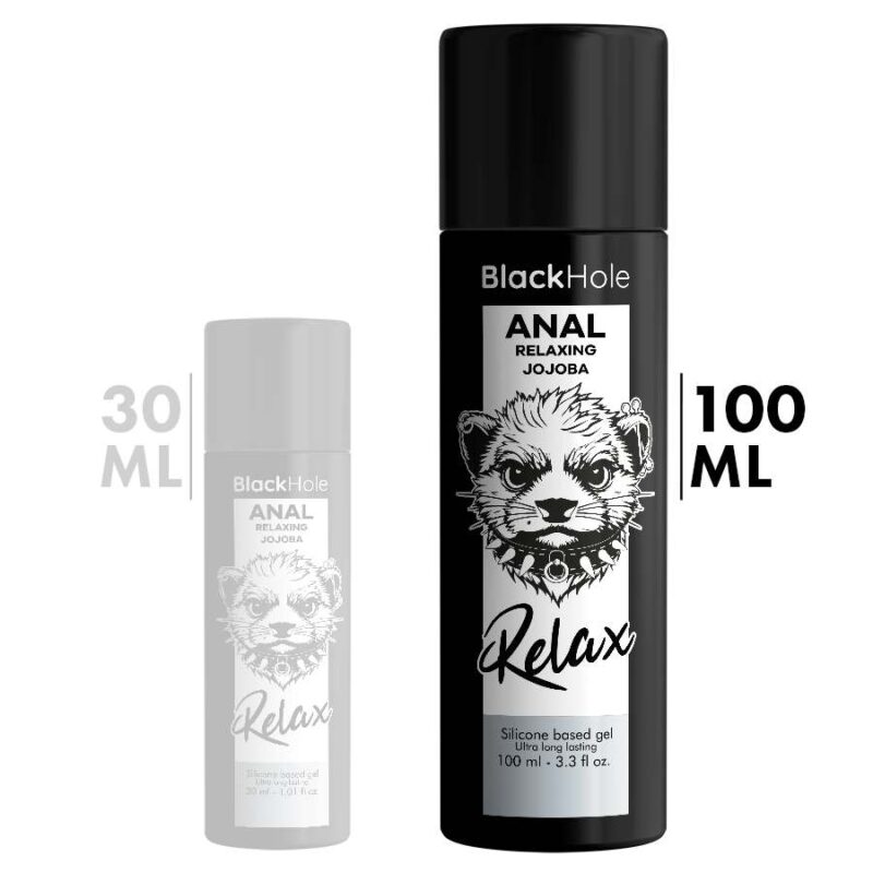 BLACK HOLE – ANAL RELAXING JOJOBA RELAX SILICONE BASE 100 ML Anal & Relaxing Lubes | SEX Shop Ireland 5