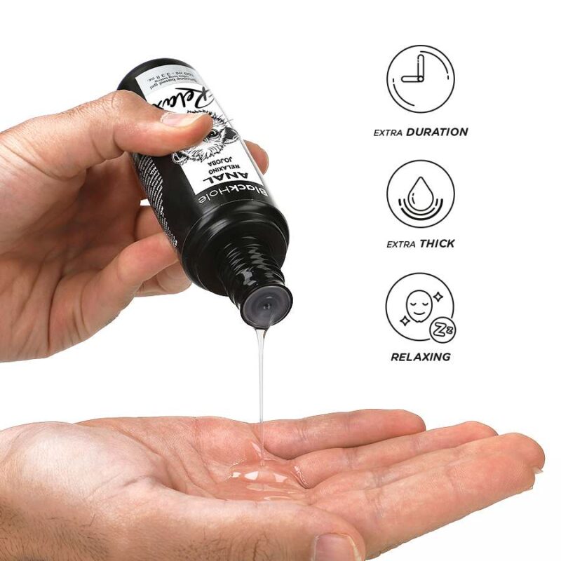 BLACK HOLE – ANAL RELAXING JOJOBA RELAX SILICONE BASE 100 ML Anal & Relaxing Lubes | SEX Shop Ireland 6