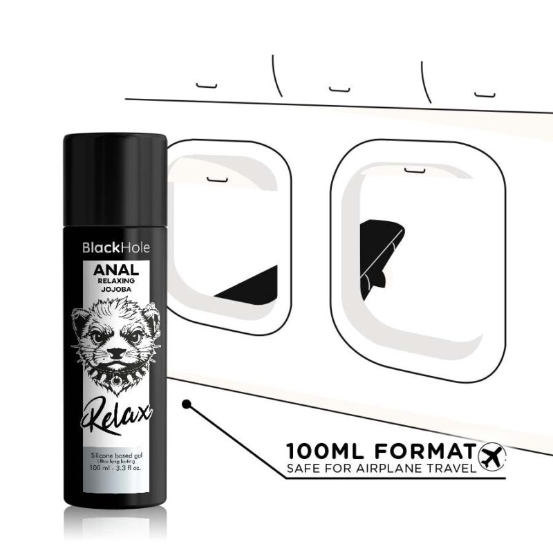 BLACK HOLE – ANAL RELAXING JOJOBA RELAX SILICONE BASE 100 ML Anal & Relaxing Lubes | SEX Shop Ireland 8