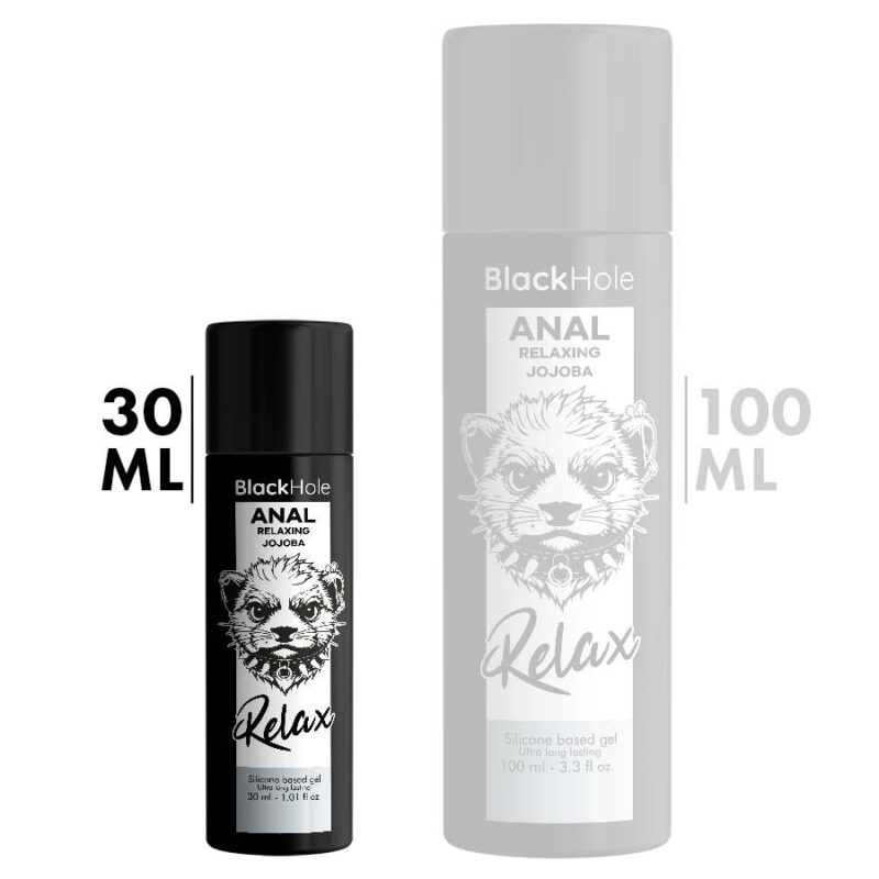 BLACK HOLE – ANAL RELAXING JOJOBA RELAX SILICONE BASE 30 ML Anal & Relaxing Lubes | SEX Shop Ireland 5
