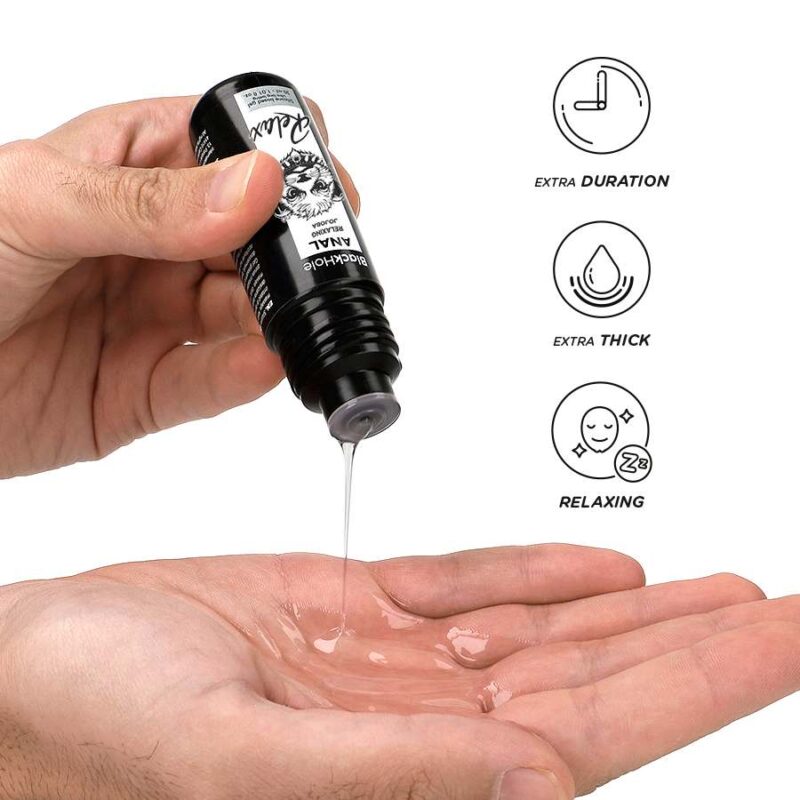 BLACK HOLE – ANAL RELAXING JOJOBA RELAX SILICONE BASE 30 ML Anal & Relaxing Lubes | SEX Shop Ireland 6