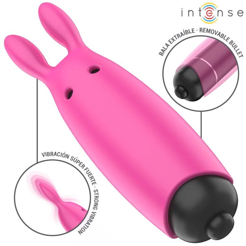 INTENSE – HOPPER PINK VIBRATING BULLET 8.3 X 2.4 CM Bullet Vibrators | SEXstore.ie 7