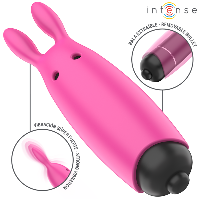 INTENSE – HOPPER PINK VIBRATING BULLET 8.3 X 2.4 CM Bullet Vibrators | SEX Shop Ireland 7