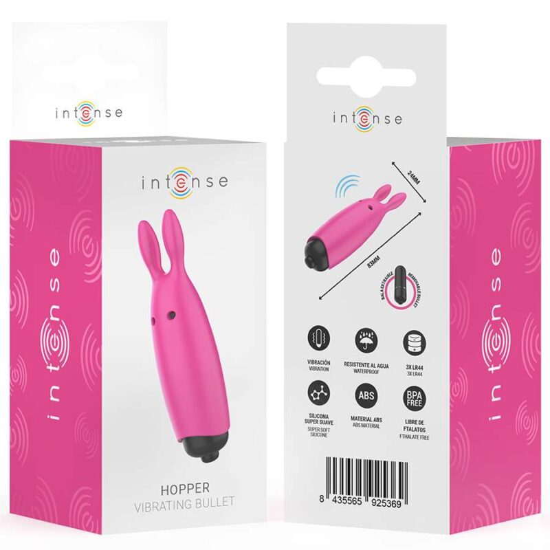 INTENSE – HOPPER PINK VIBRATING BULLET 8.3 X 2.4 CM Bullet Vibrators | SEXstore.ie 10